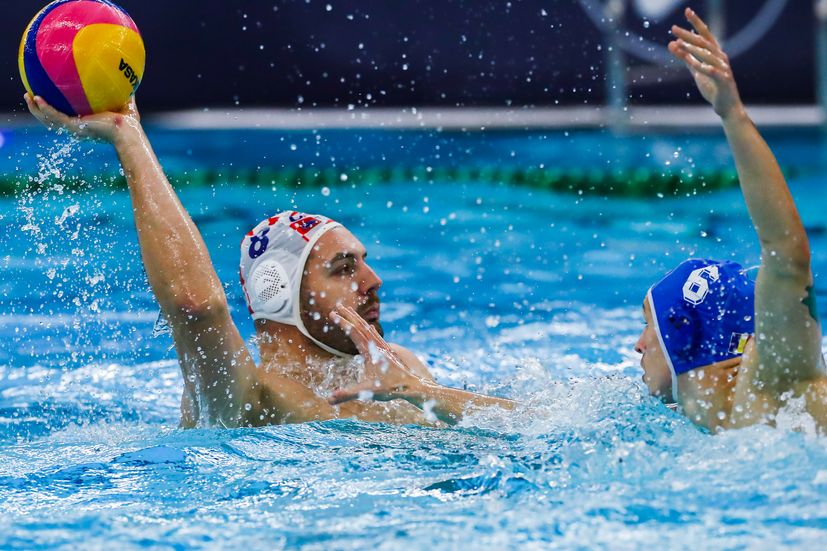 Croatia water polo record victory against Romania
