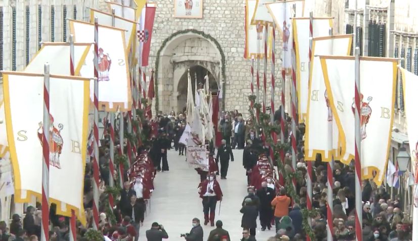 For the 1,049th year in a row, the feast of Saint Blaise, the patron saint of Dubrovnik