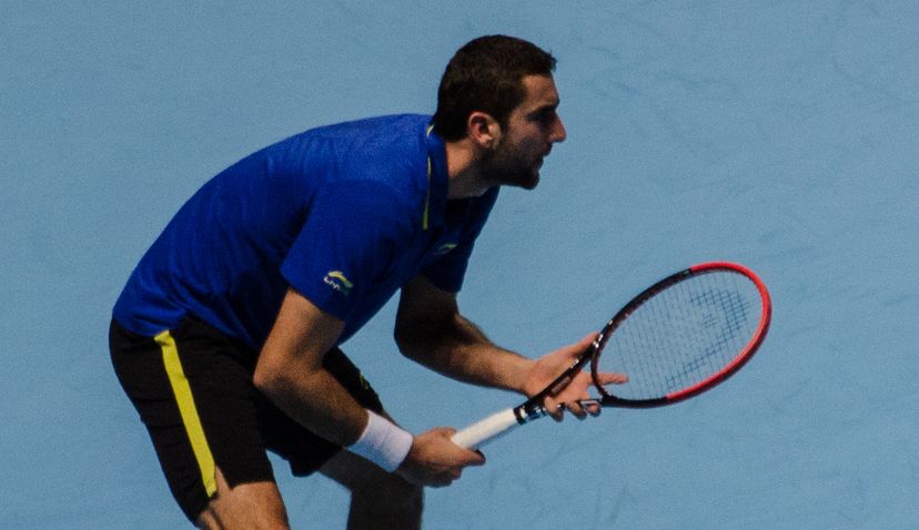 Australian Open Marin Cilic croatia beats Andrey Rublev