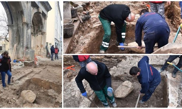 PHOTOS: 2,000 year-old stone male torso excavated in Pula