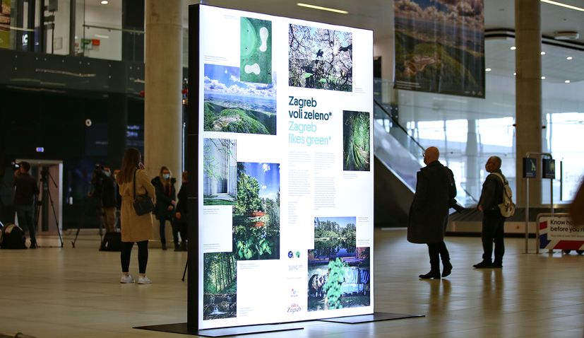 ‘Zagreb loves green’ exhibition opens at Franjo Tuđman Airport