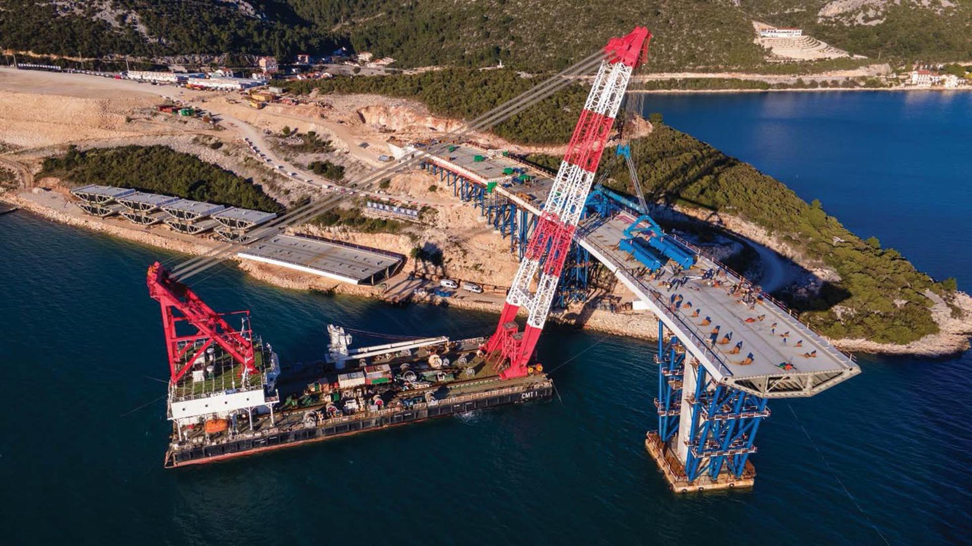 Connecting Croatia: 65% of Pelješac Bridge complete | Croatia Week