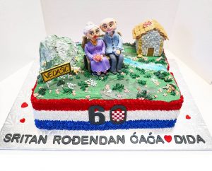 Croatian themed cakes created by bakers in Australia and Canada