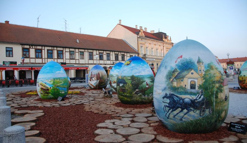 Traditional decorated Easter eggs display opens in Croatian city of Koprivnica