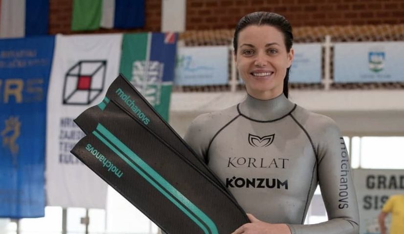 Croatian freediver Mirela Kardašević breaks 2 world records in 2 days