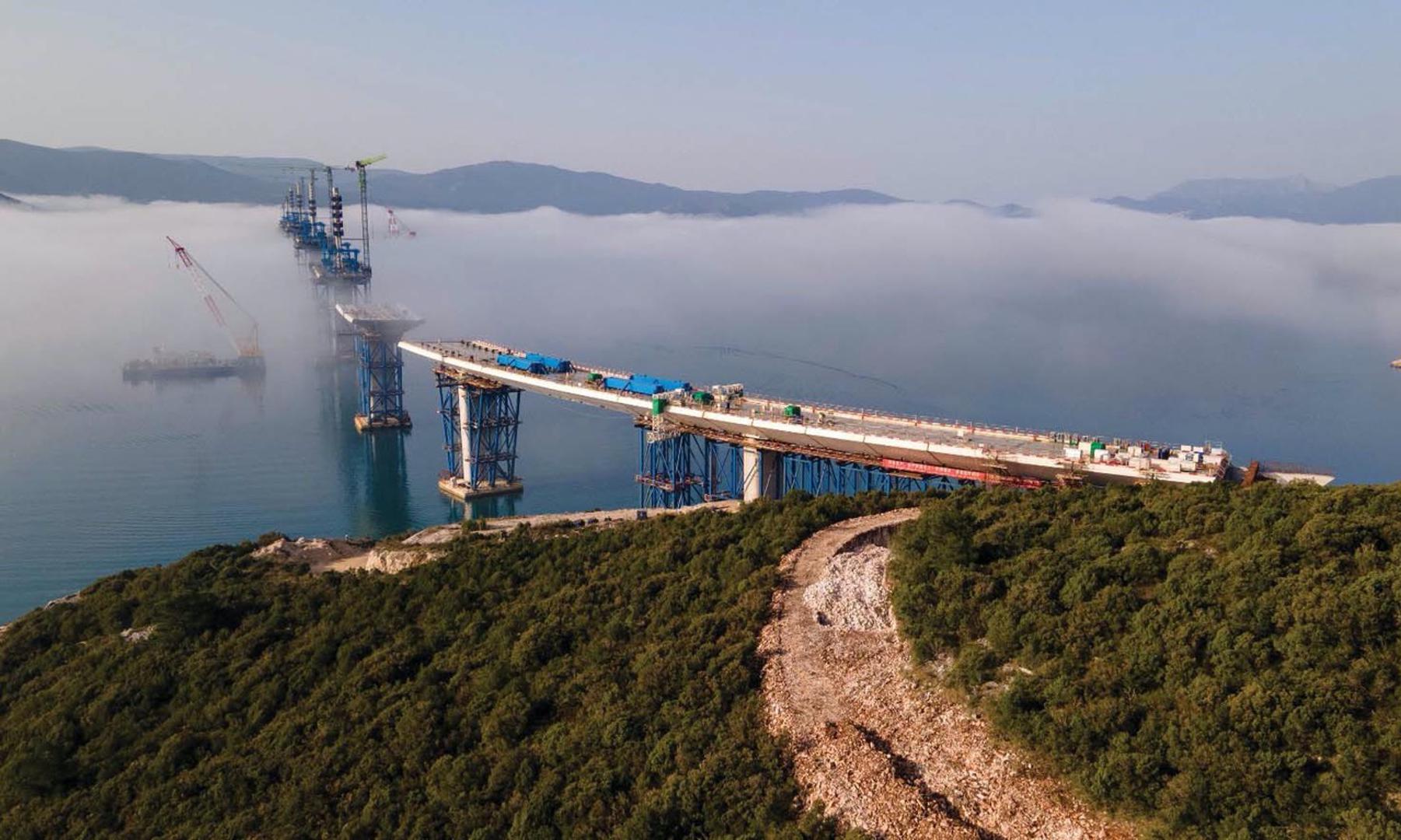 Connecting Croatia: 65% of Pelješac Bridge complete 