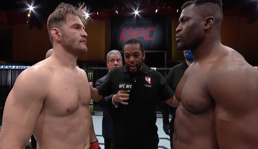 Stipe Miocic loses heavyweight title to Francis Ngannou