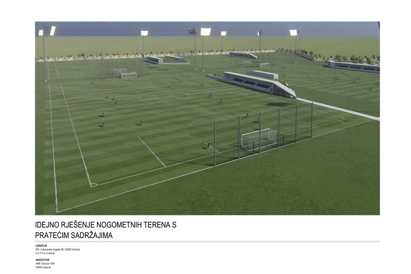 Football camp being built in Vukovar 