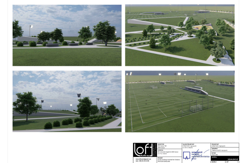 Football camp being built in Vukovar 