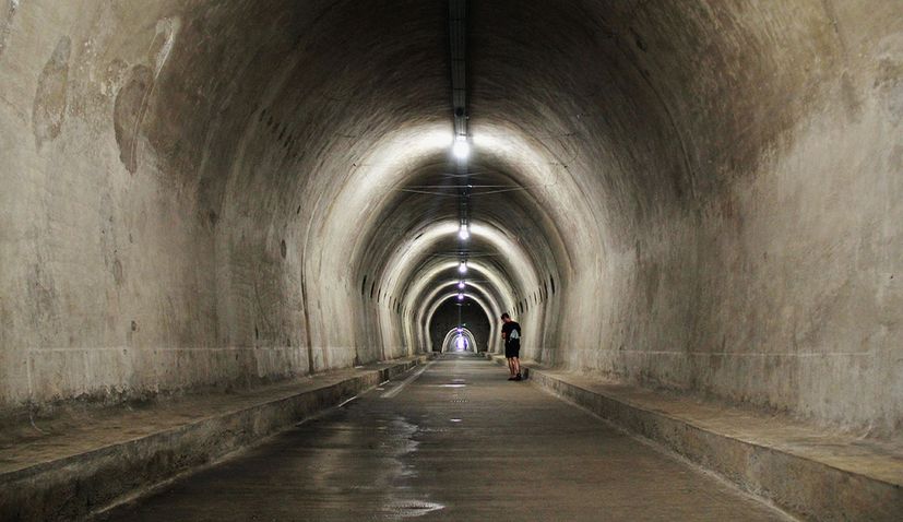Croatian underground tunnel