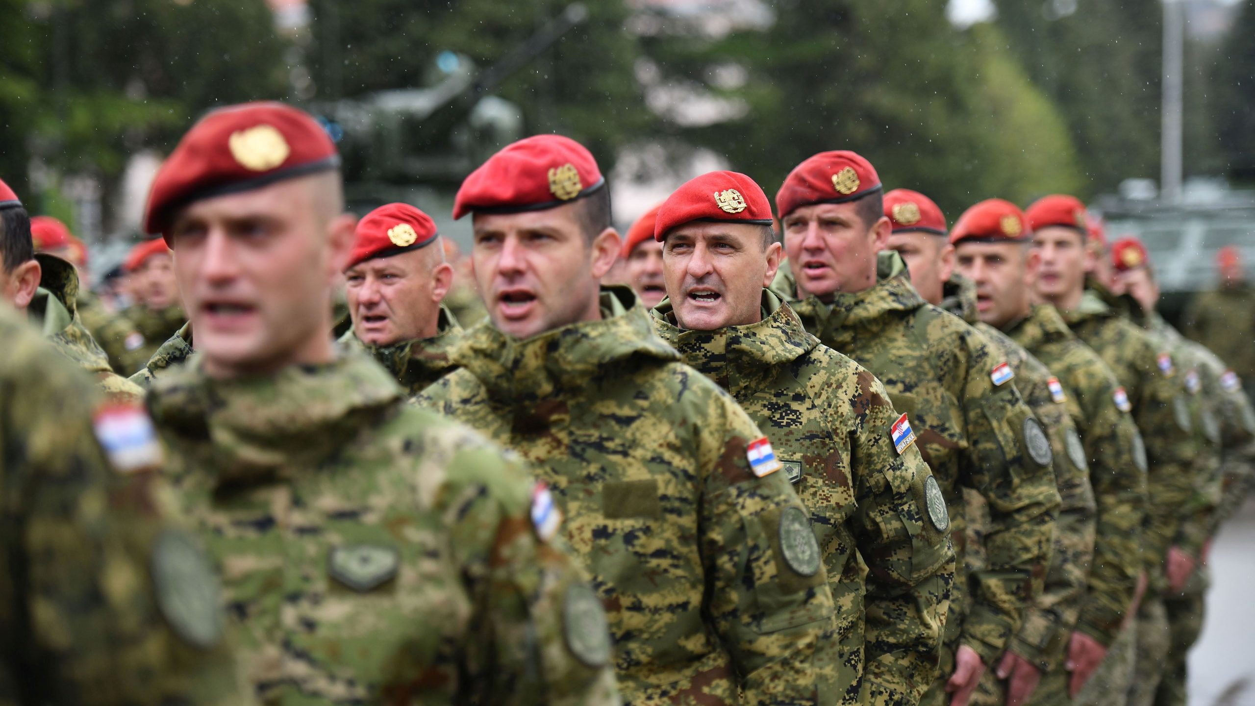 Berets awarded to Croatian Army “Spiders” 