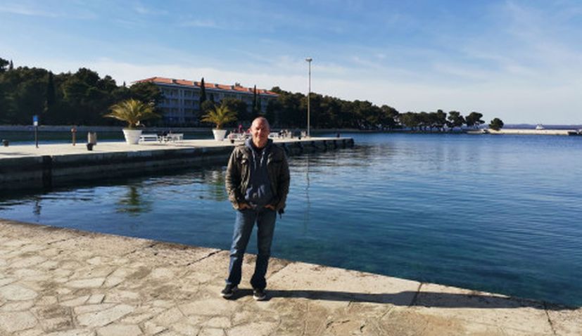 Former Formula One champion, Canadian Jacques Villeneuve, has been enjoying the Easter holidays in Croatia. 