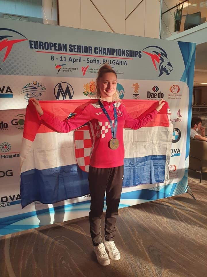 Croatia's Lena Stojković becomes European taekwondo Champion