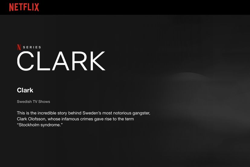 Filming for the original Netflix series Clark starting in Croatia this week