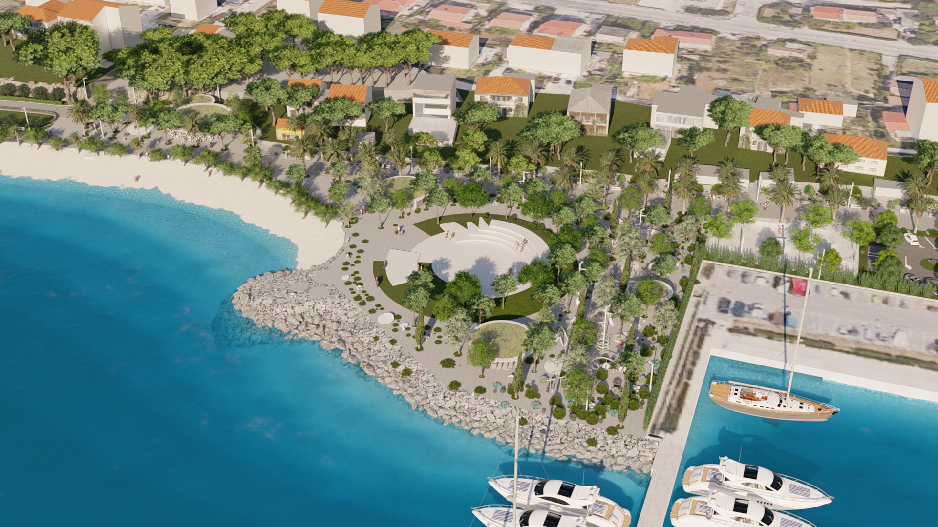 VIDEO: Croatian town of Kaštela to get new square with amphitheatre, park  