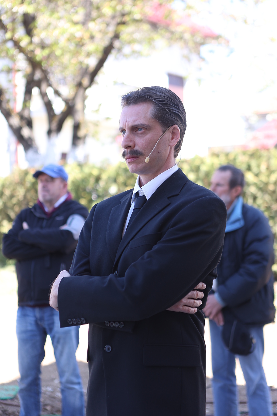 Ceremony of returning Nikola Tesla monument to Gospić held 