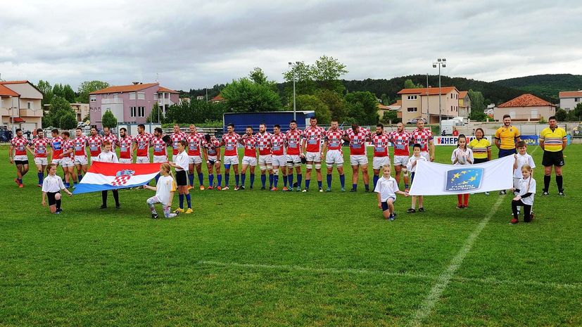 Croatian national rugby team beats the Czech Republic 36:24 in Sinj