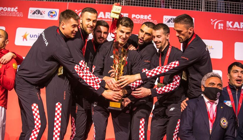  Croatian national karate team are the European champions 