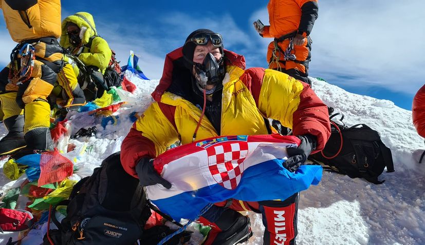 Mario Celinić has become the sixth person from Croatia to climb the highest peak in the world, Mount Everest. 
