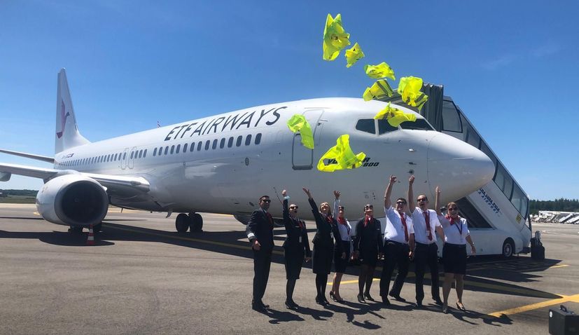 ETF Airways New Croatian private airline, ETF Airways, has presented its first aircraft