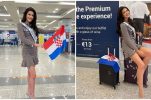 Miss Croatia departs for America for Miss Universe pageant 