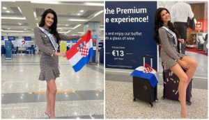 Miss Croatia departs for America for Miss Universe pageant