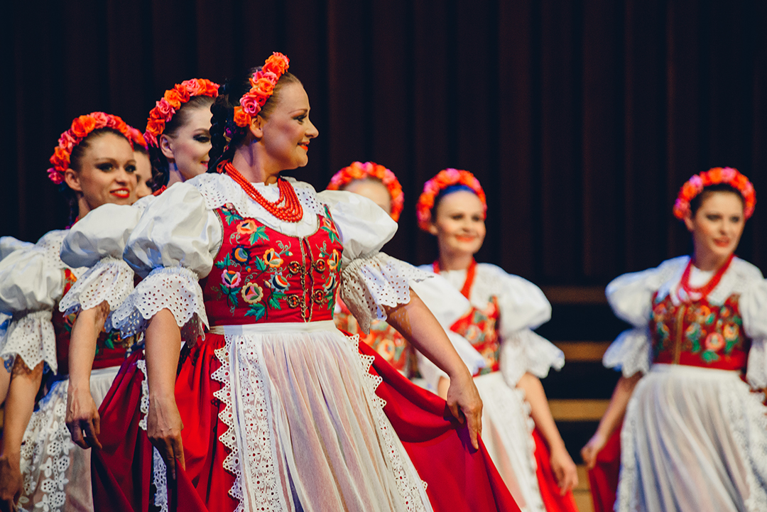 Croatian folk ensemble LADO touring Poland 
