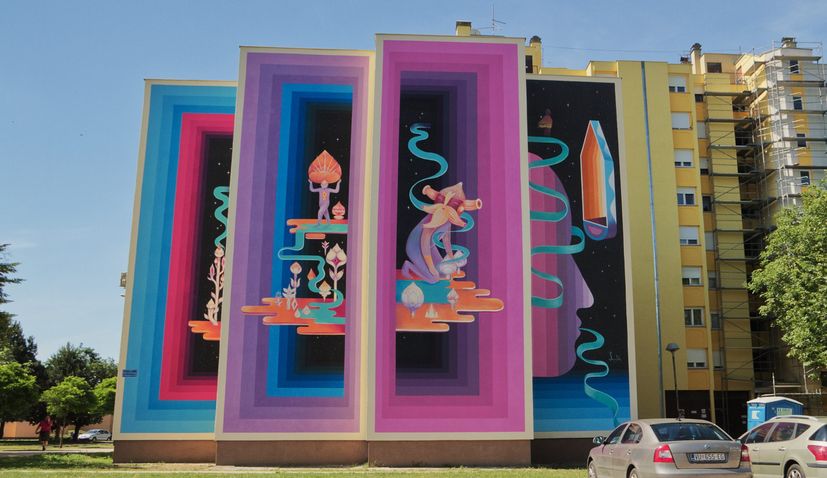 VukovArt street festival murals from 2021 