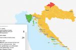 Croatia COVID-19 Map: Check the epidemiological situation, measures, green zones