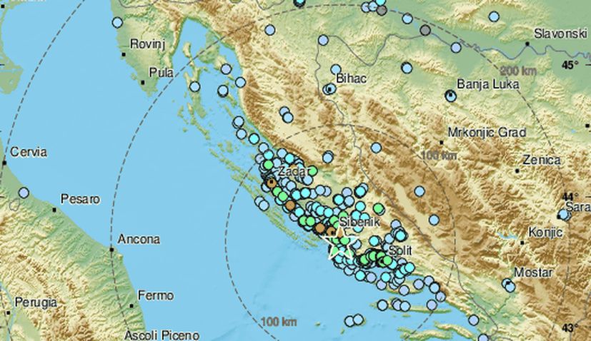 4.7 magnitude earthquake hits Sibenik on croatian coast