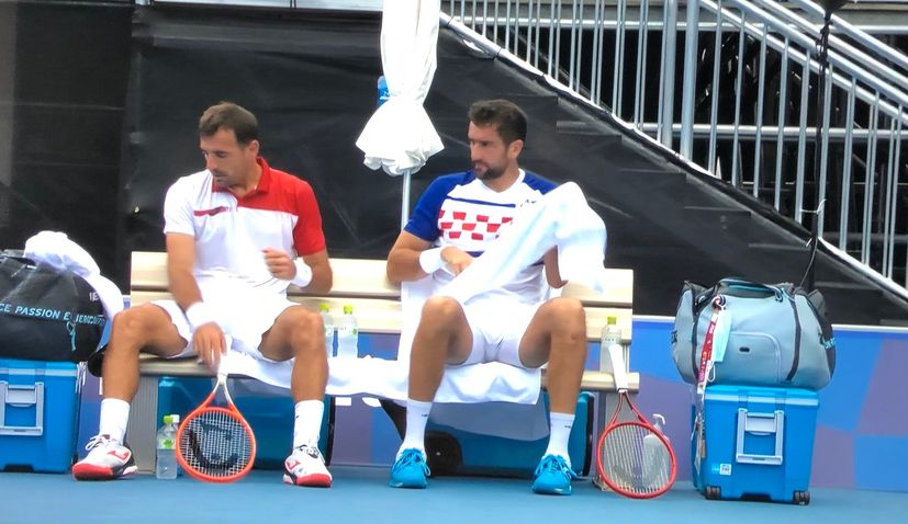 Čilić and Dodig storm into doubles final