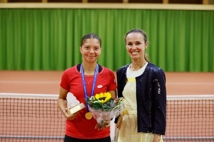 (Croatia's Antonia Ružić becomes European junior tennis champion