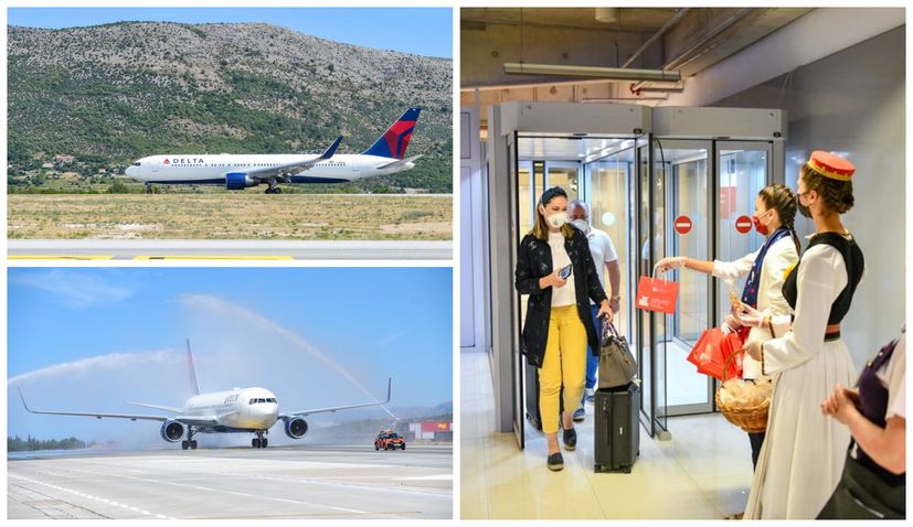 Full Delta Air Lines plane lands in Dubrovnik as New York service starts