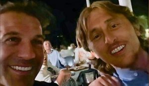 VIDEO Modrić singing Croatian hit with Del Piero in Zadar