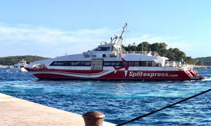 Fast ferry connecting Sutivan on Brač and Split launches 