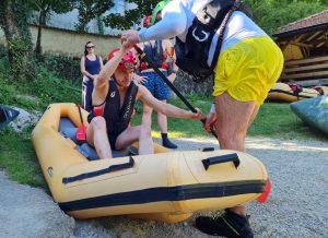 Rafting for the blind for first time on Croatia’s Mrežnica river