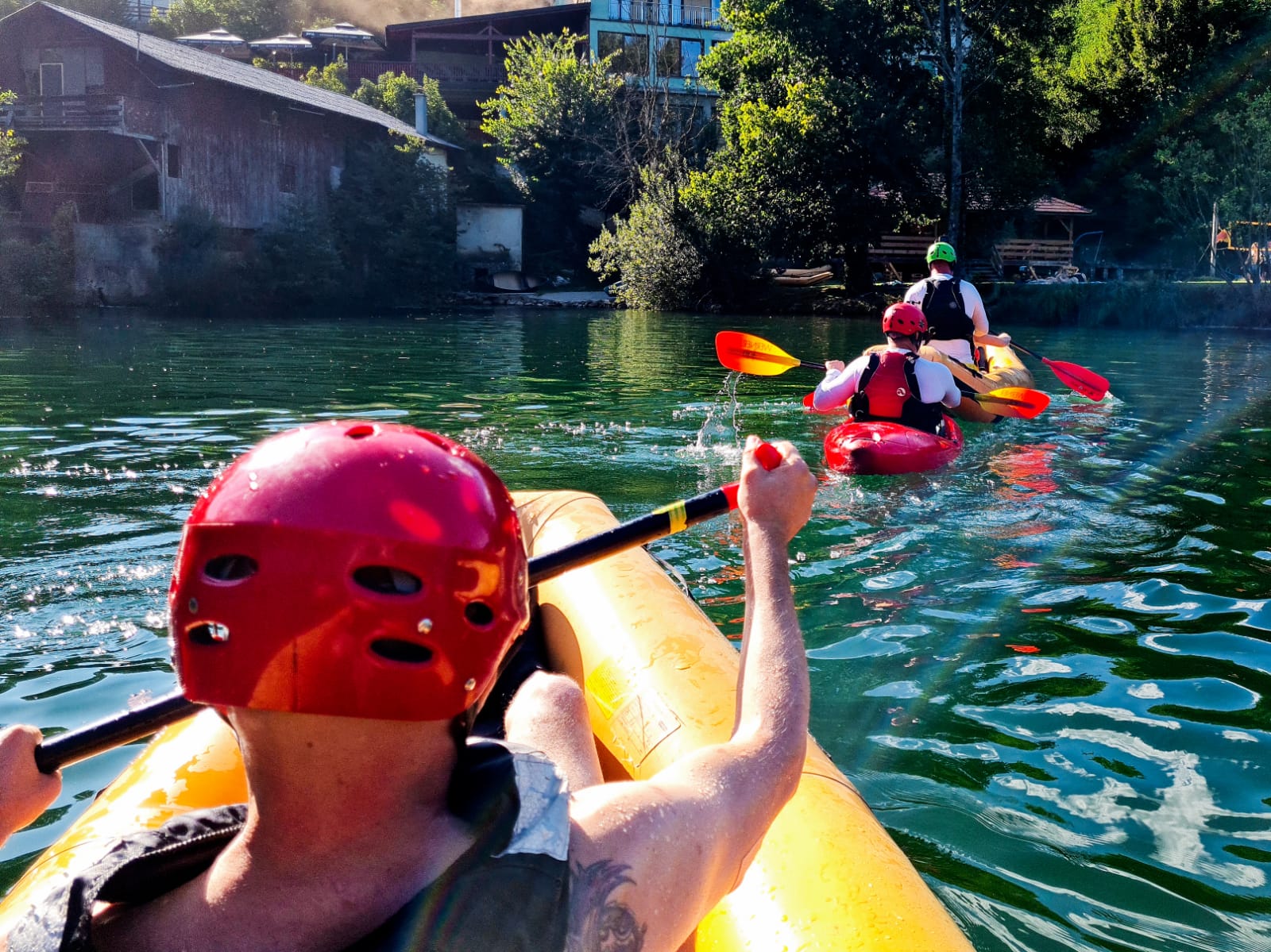 Rafting for the blind for first time on Croatia’s Mrežnica river