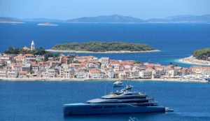 Croatia is among the most popular destinations in the world this month for holidaymakers on board mega-yachts.