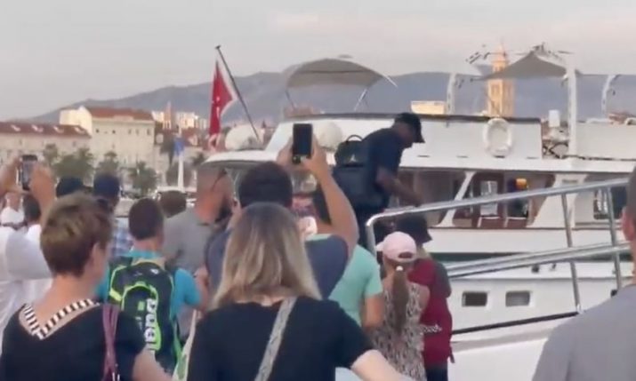 Michael Jordan arrives in Croatia on vacation