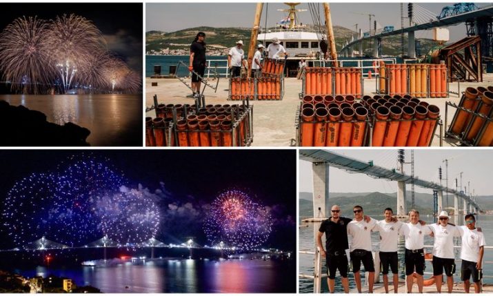 The story behind the fireworks display celebrating Pelješac bridge connection