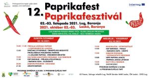 The 12th PaprikaFest will take place from 2-3 October in Lug