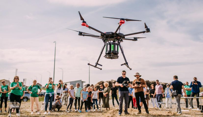 First afforestation action using a drone takes place in Croatia
