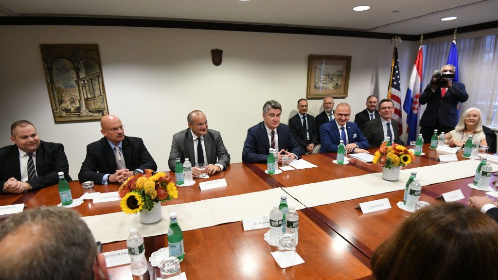 Croatian business and scientific community in New York meet with the president 