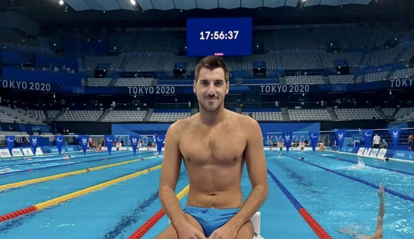 Croatia's swimmer Sinovčić wins bronze in men's 100m backstroke at Paralympics