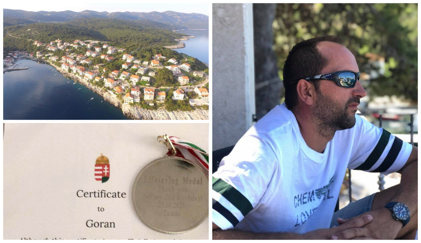 Humble hero from Korčula saves tourist’s life and receives medal