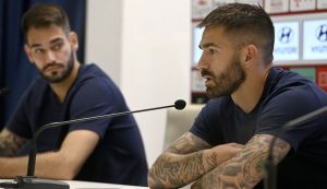 CROATIA faces Slovenia on Tuesday night at Poljud Stadium in Split Marko Livaja and Ivica Ivušić