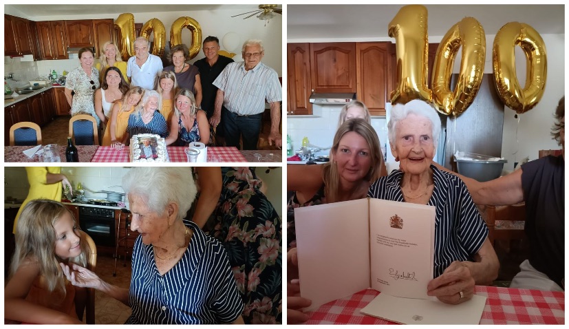 The Queen congratulates Neda in Croatia on her 100th birthday 