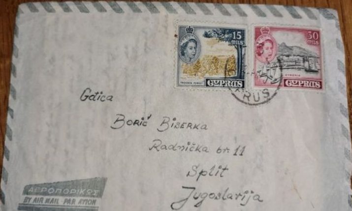 Letter sent in 1960 to woman in Split found – recipient or sender sought