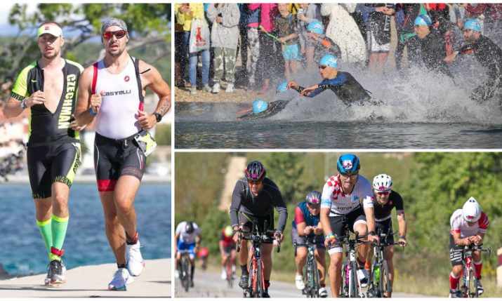 Competitors brave the bura as Zadarhalf triathlon is held