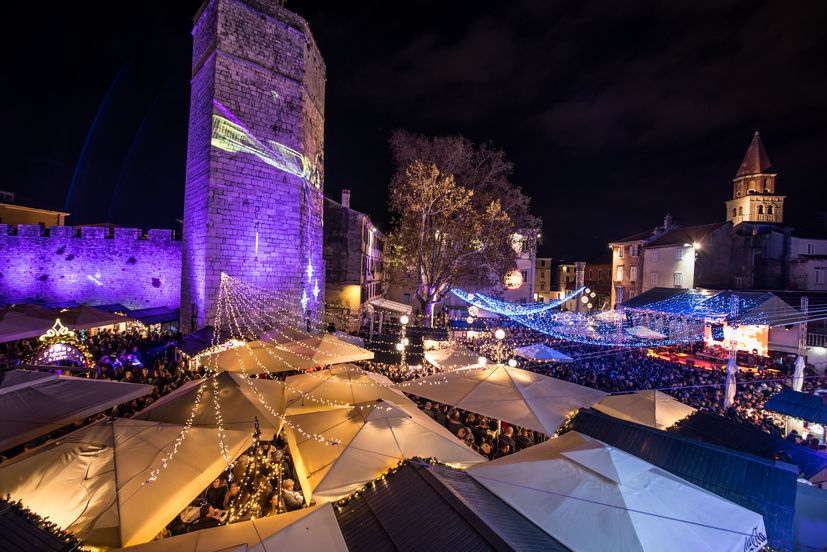 La magie de l'Avent à Zadar revient après deux ans